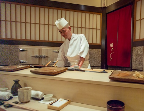 Tokyo - Cena en Sushi Saito